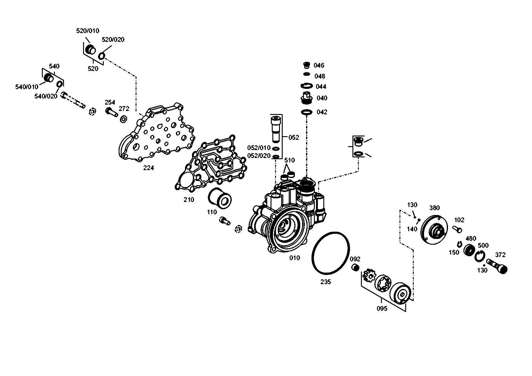 drawing for DOOSAN 4143 342 098 - HOUSING