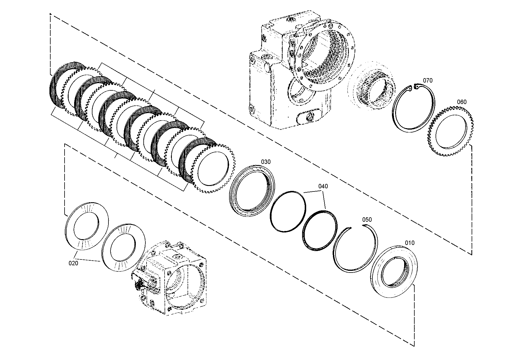 drawing for SENNEBOGEN HYDRAULIKBAGGER GMBH 055429 - WASHER