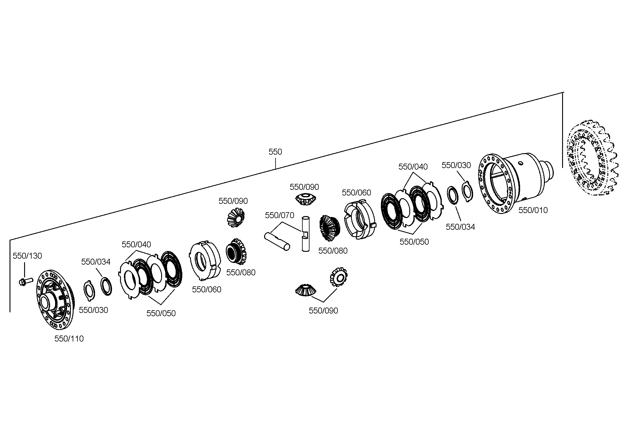 drawing for JOHN DEERE AT255534 - SPACER RING