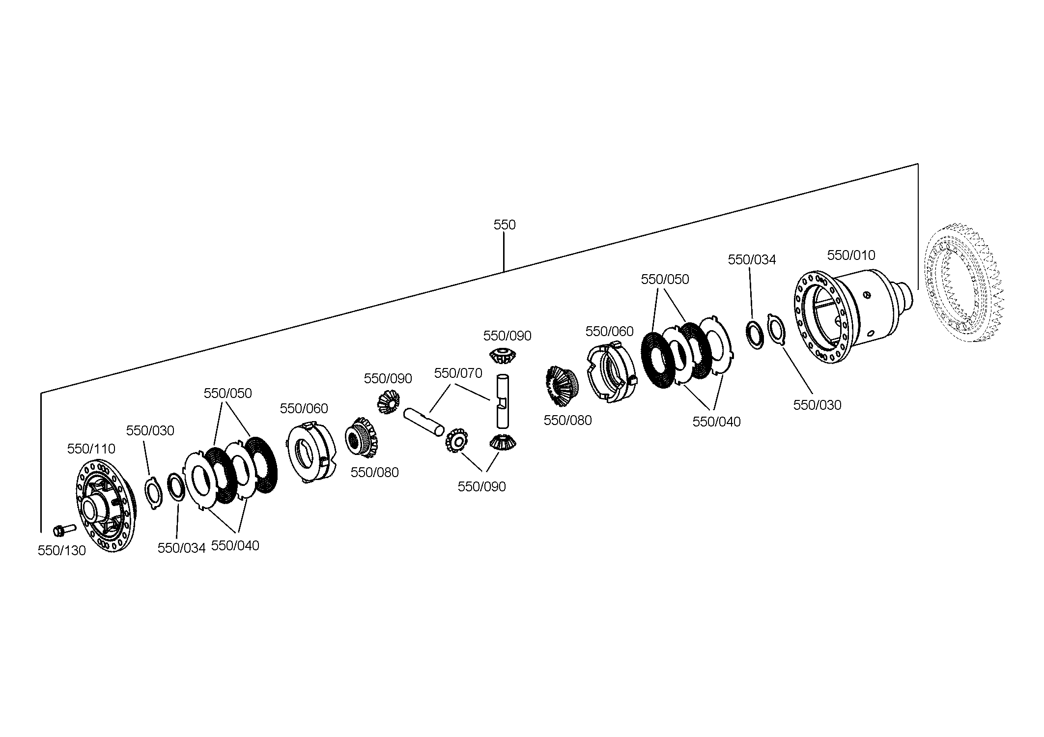 drawing for JOHN DEERE TTZF200048 - INPUT FLANGE