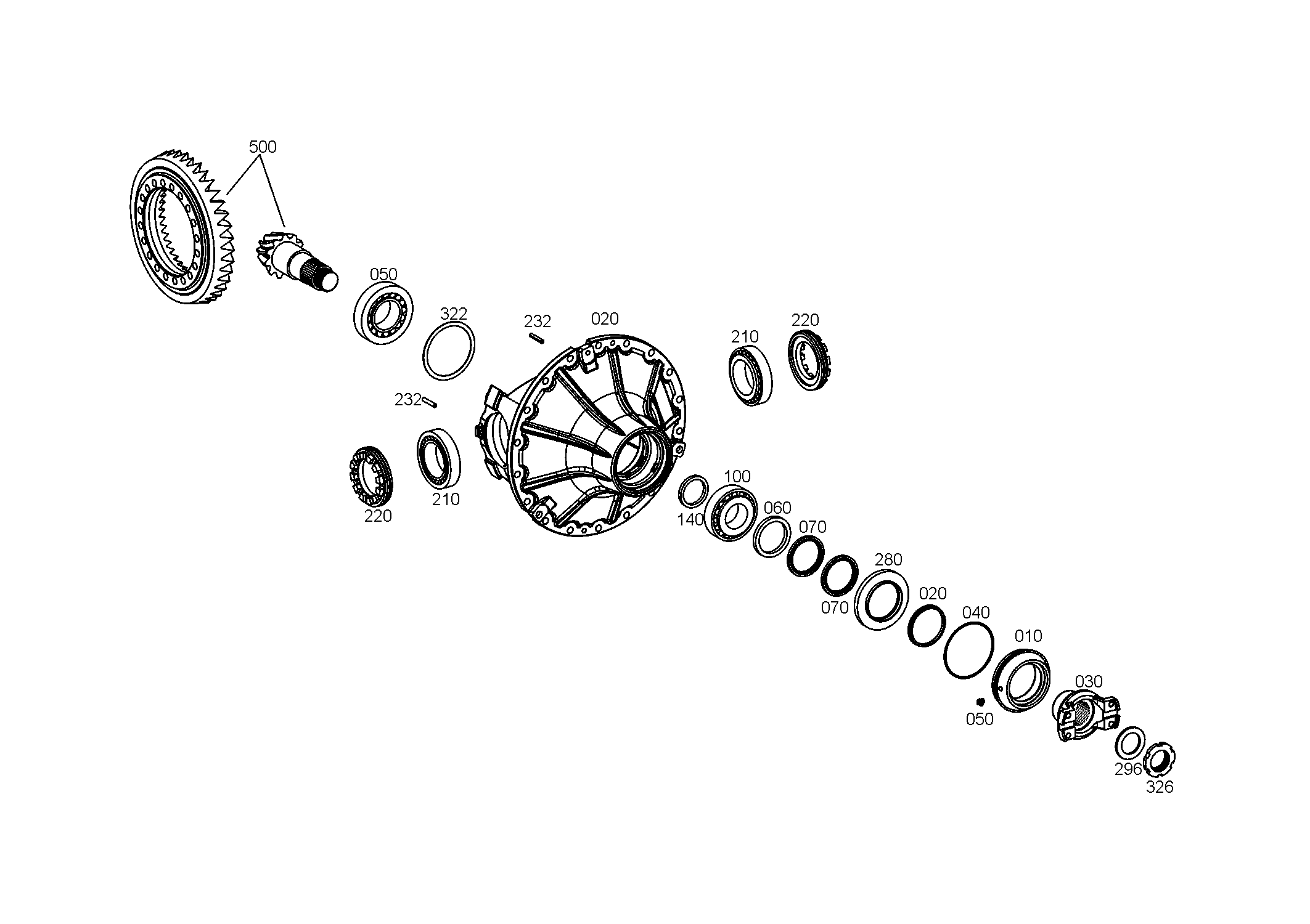 drawing for JOHN DEERE PG200054 - V-RING