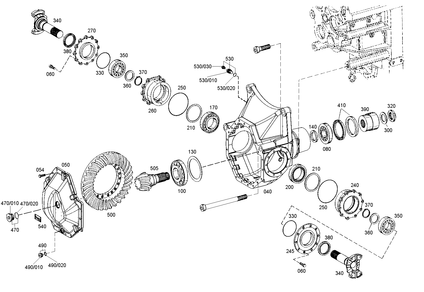 drawing for MANITOU COSTRUZIONI INDUSTRIALI S.R.L 127170 - BREATHER