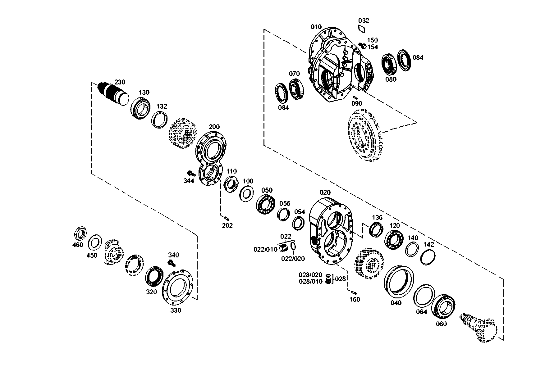 drawing for IVECO 98133783AS - TA.ROLLER BEARING