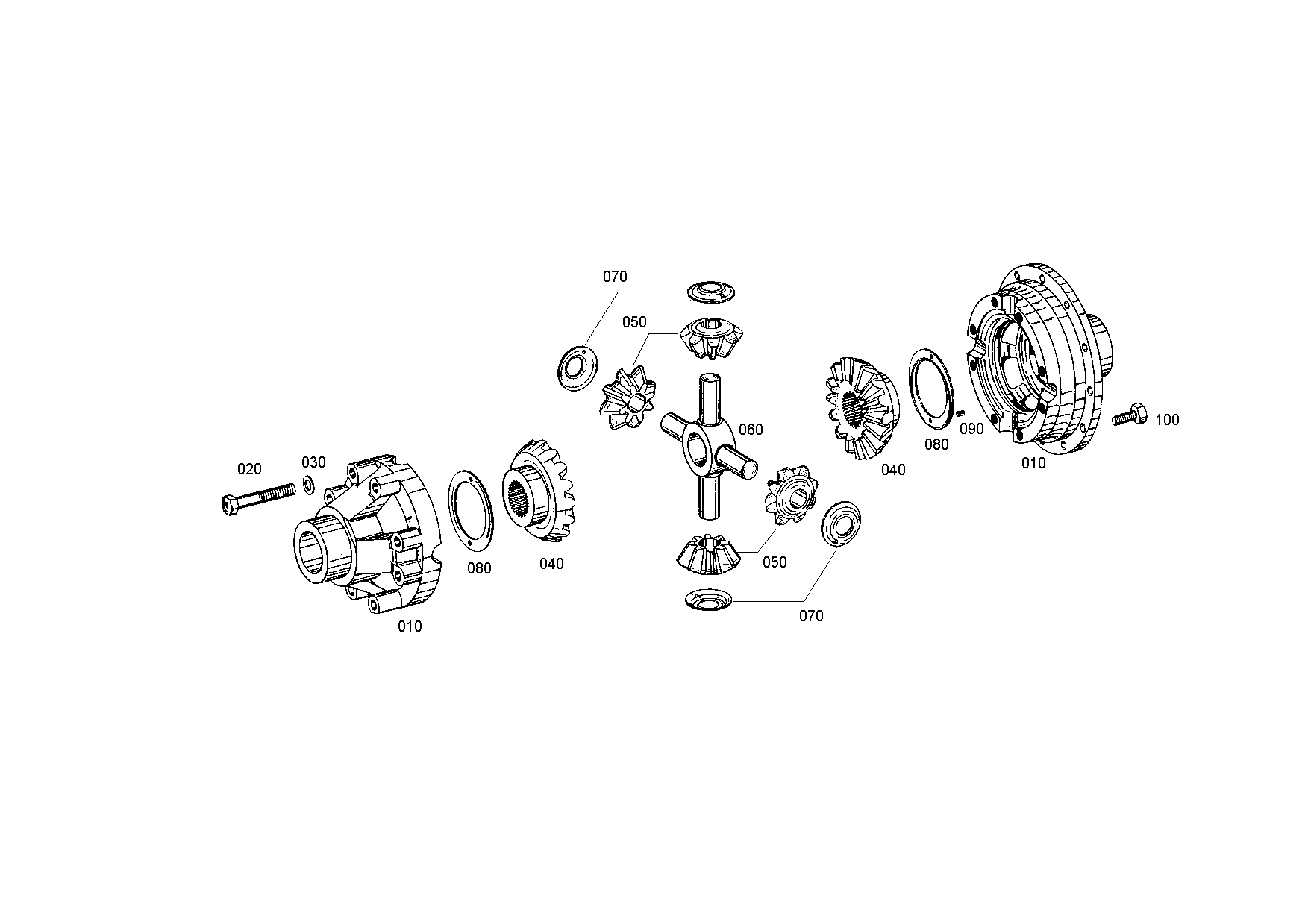 drawing for JOHN DEERE AT253068 - THRUST WASHER