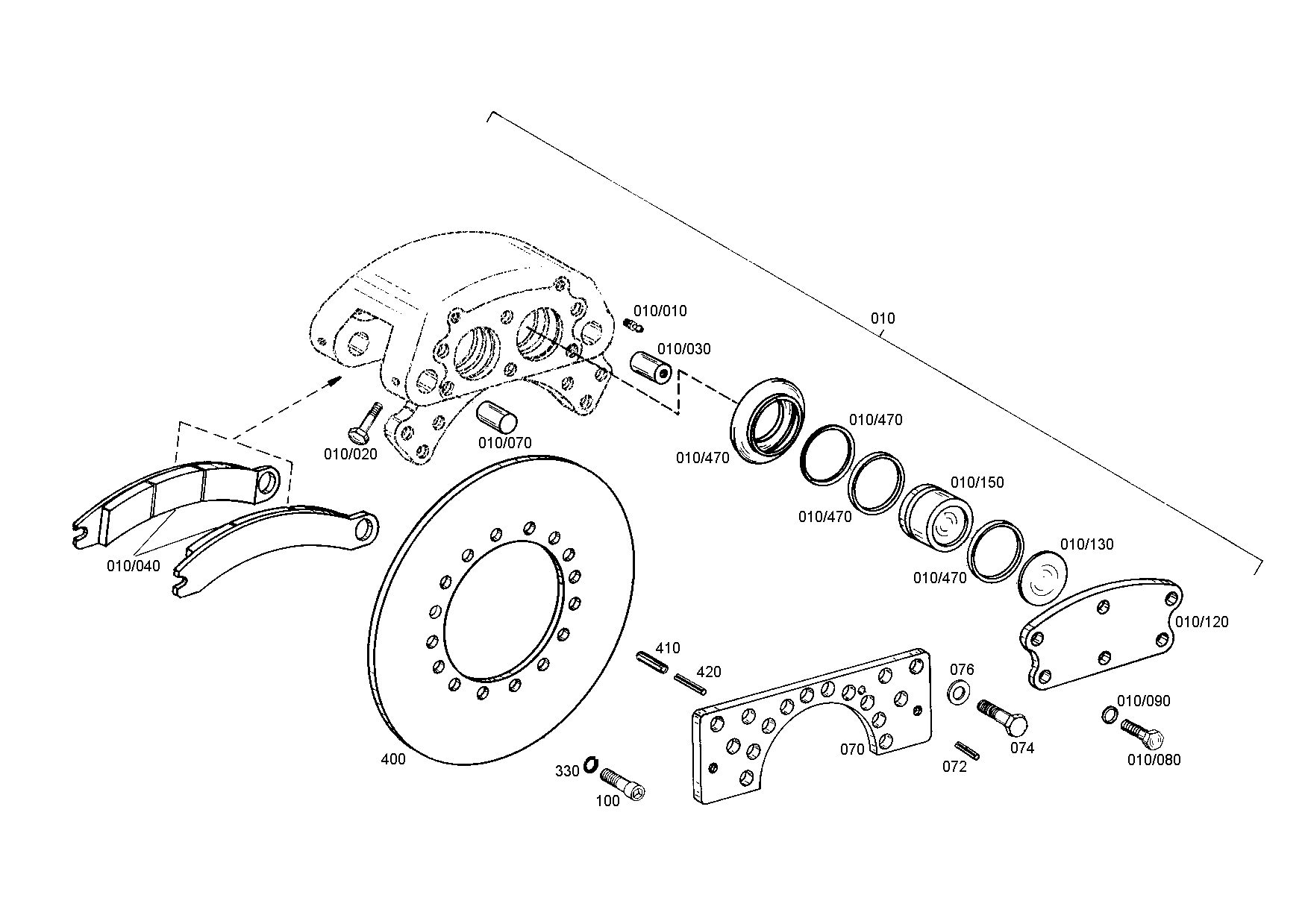 drawing for TIMONEY TECHNOLOGIE LTD. 8025515 - BRAKE DISC