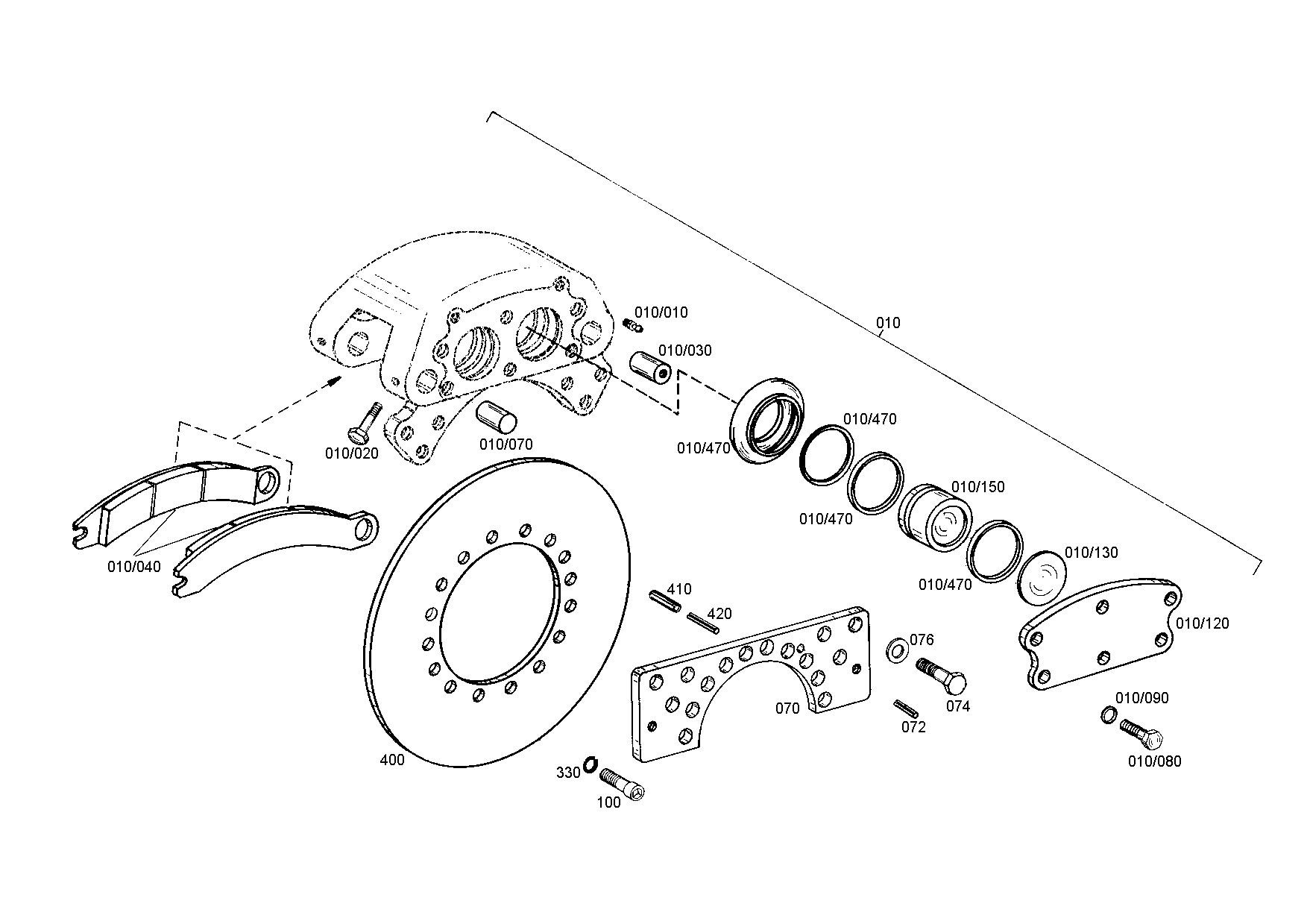 drawing for TIMONEY TECHNOLOGIE LTD. 8025515 - BRAKE DISC