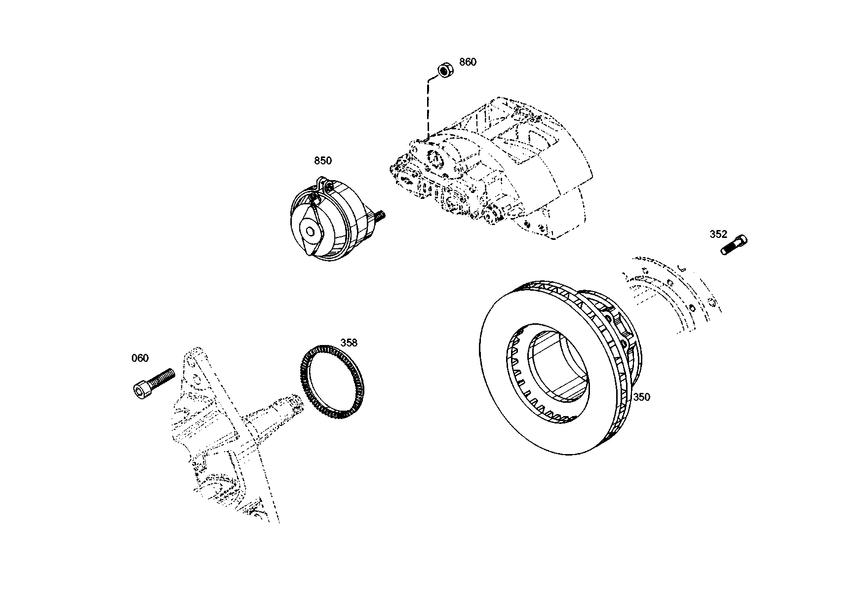 drawing for CARROCERIAS AYATS 85122689 - BRAKE CARRIER