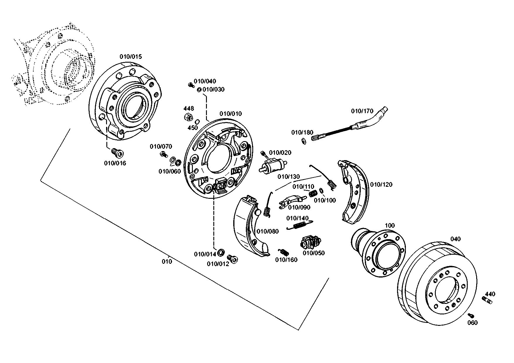 drawing for VOLVO ZM 2910150 - RESETTING DEVICE