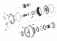 drawing for KOMATSU LTD. 4919634M - THRUST WASHER