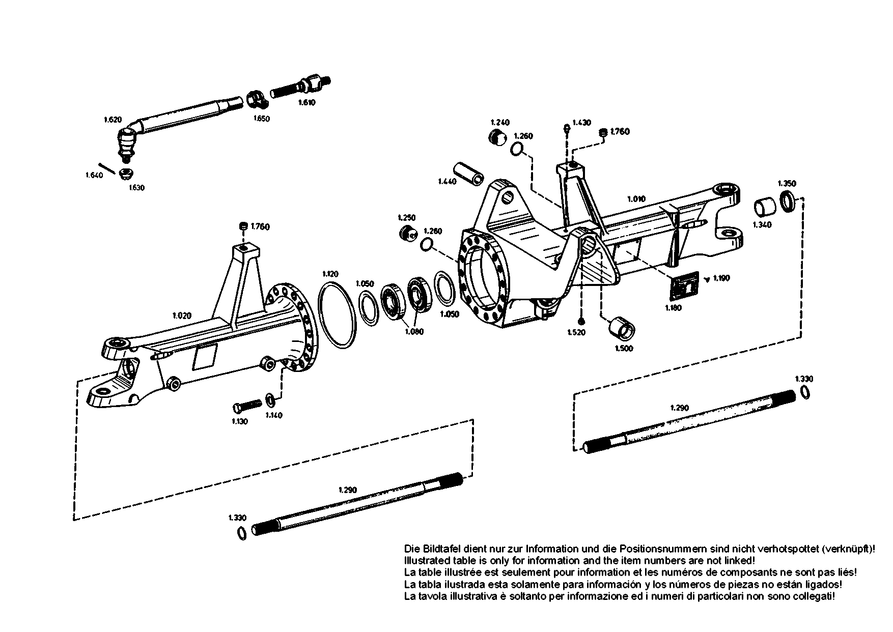 drawing for JOHN DEERE AL60567 - TIE ROD