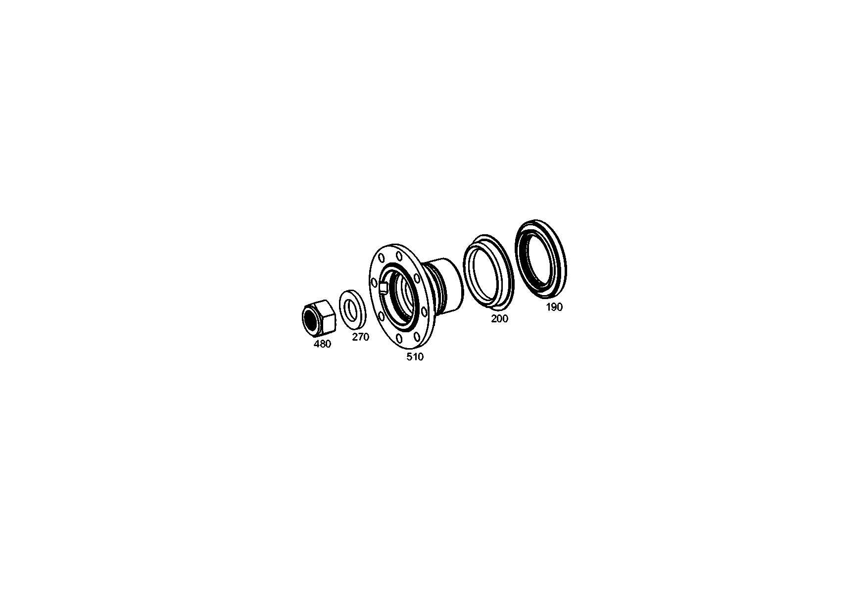 drawing for AGCO F743300021410 - SHAFT SEAL