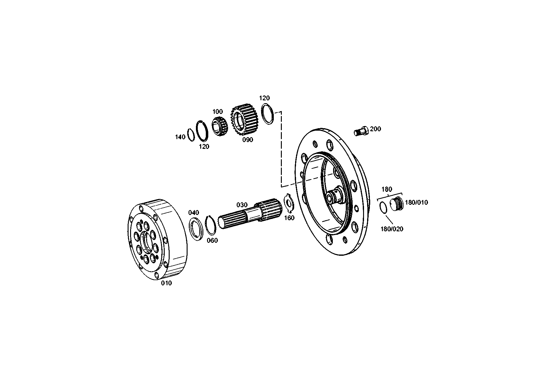 drawing for VOLVO ZM 2910130 - CYL. ROLLER BEARING