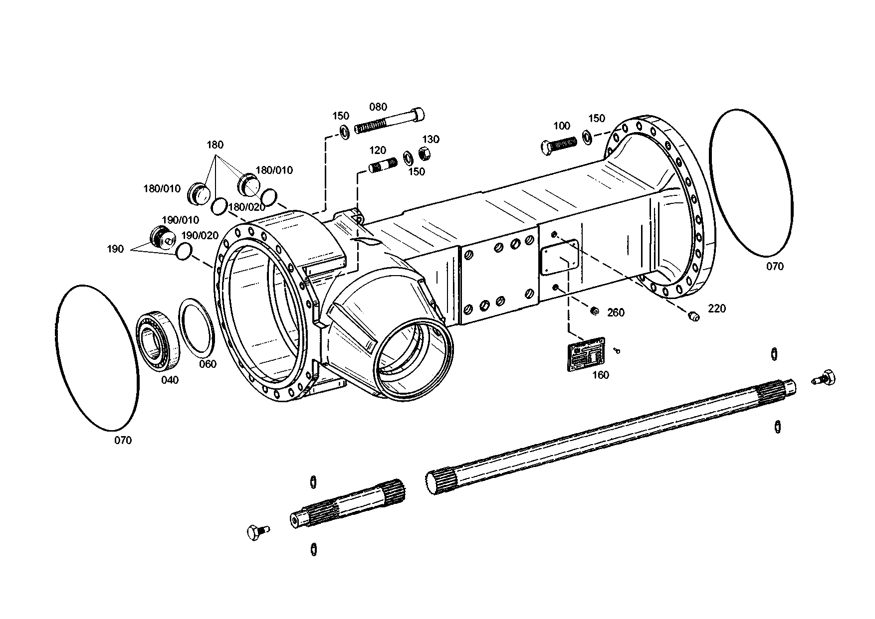 drawing for EVOBUS A0003538977 - SHIM