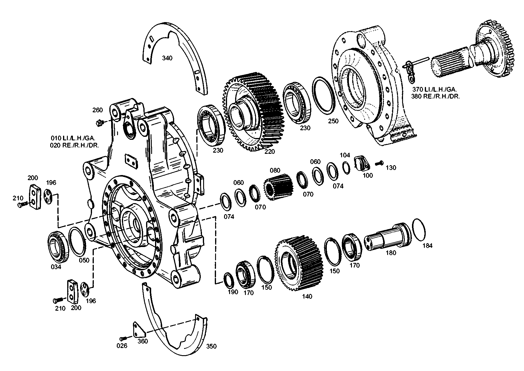 drawing for EVOBUS A0023530977 - SHIM