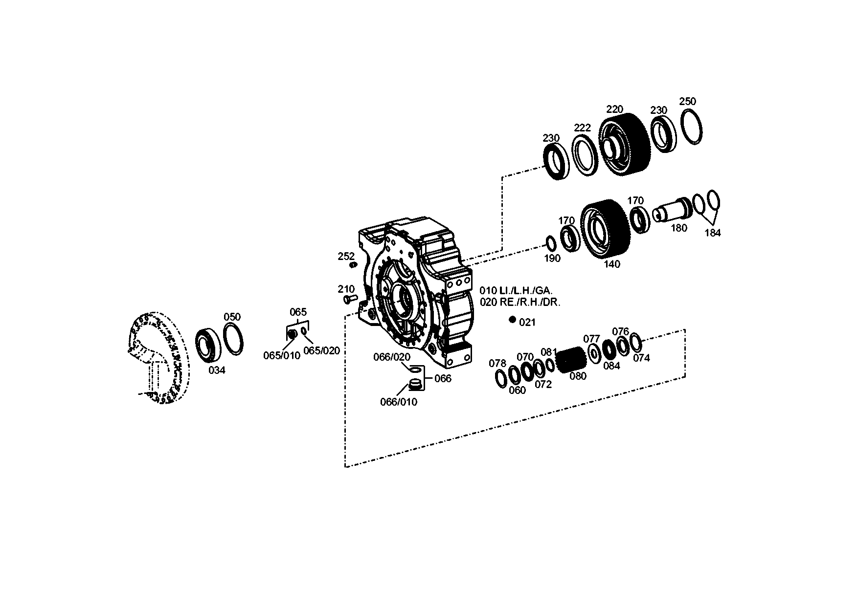 drawing for EVOBUS A0003511005 - GANTRY HOUSING