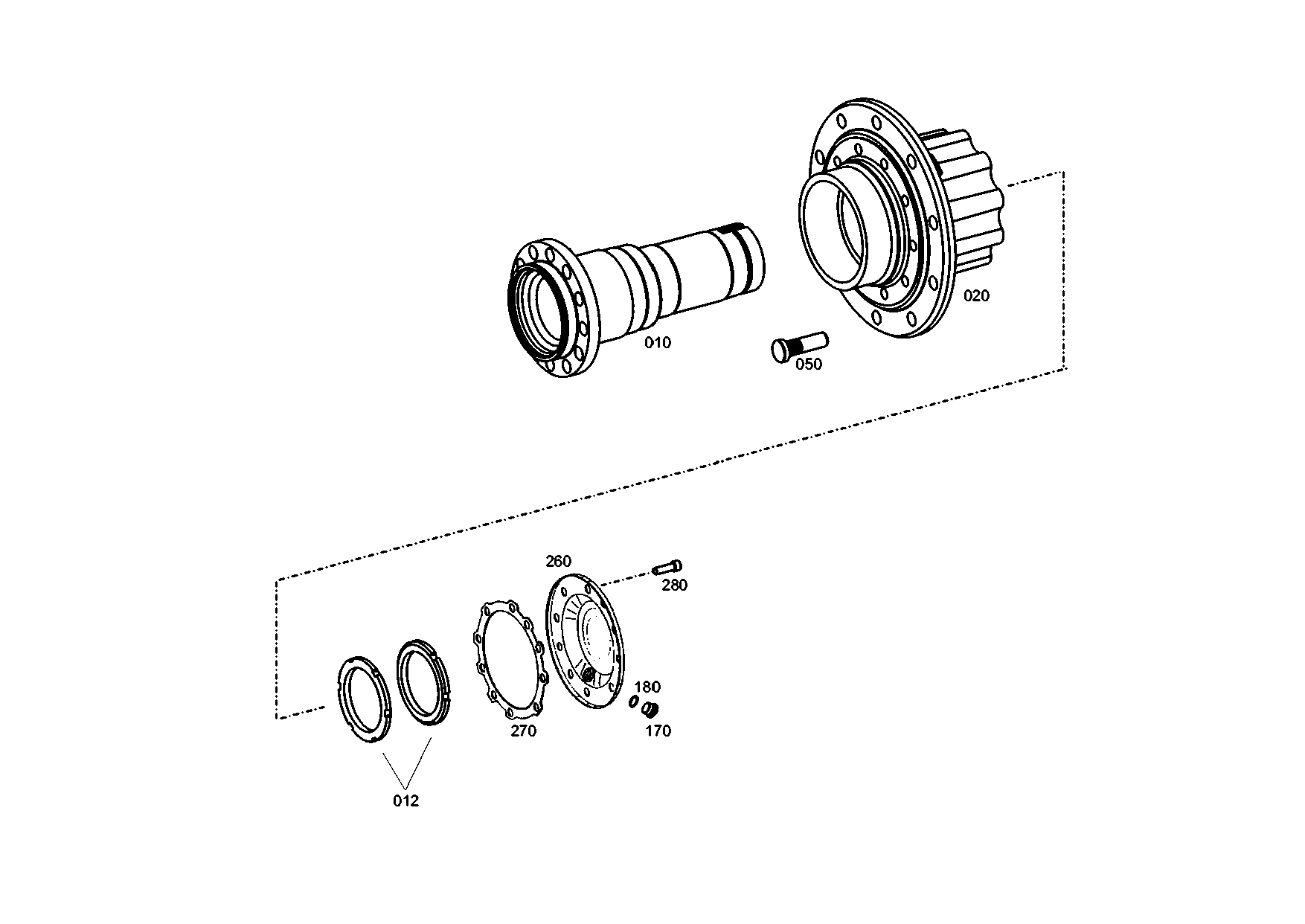 drawing for JOHN DEERE T218487 - WHEEL STUD