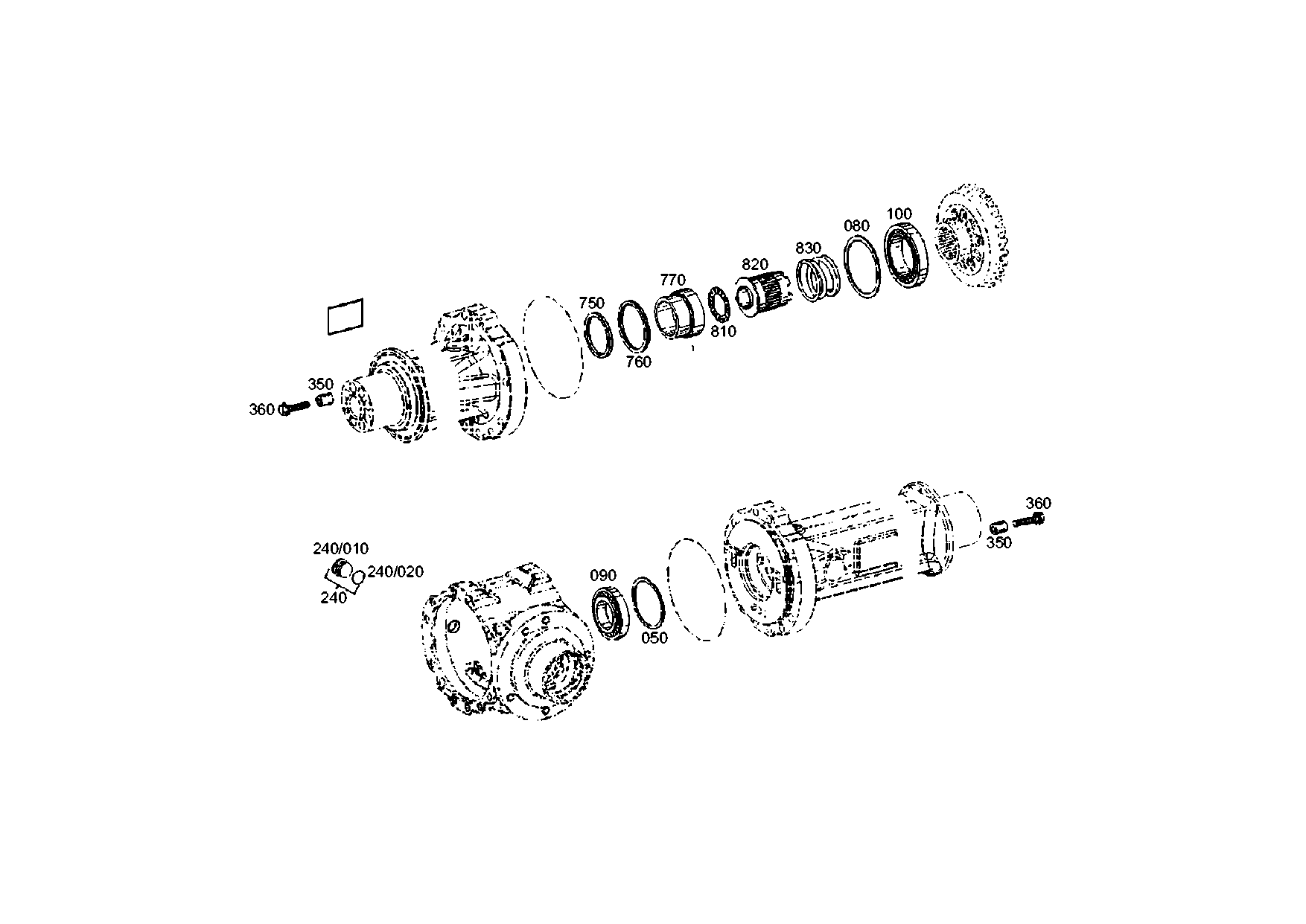 drawing for JOHN DEERE F437155 - FOUR-LIP RING