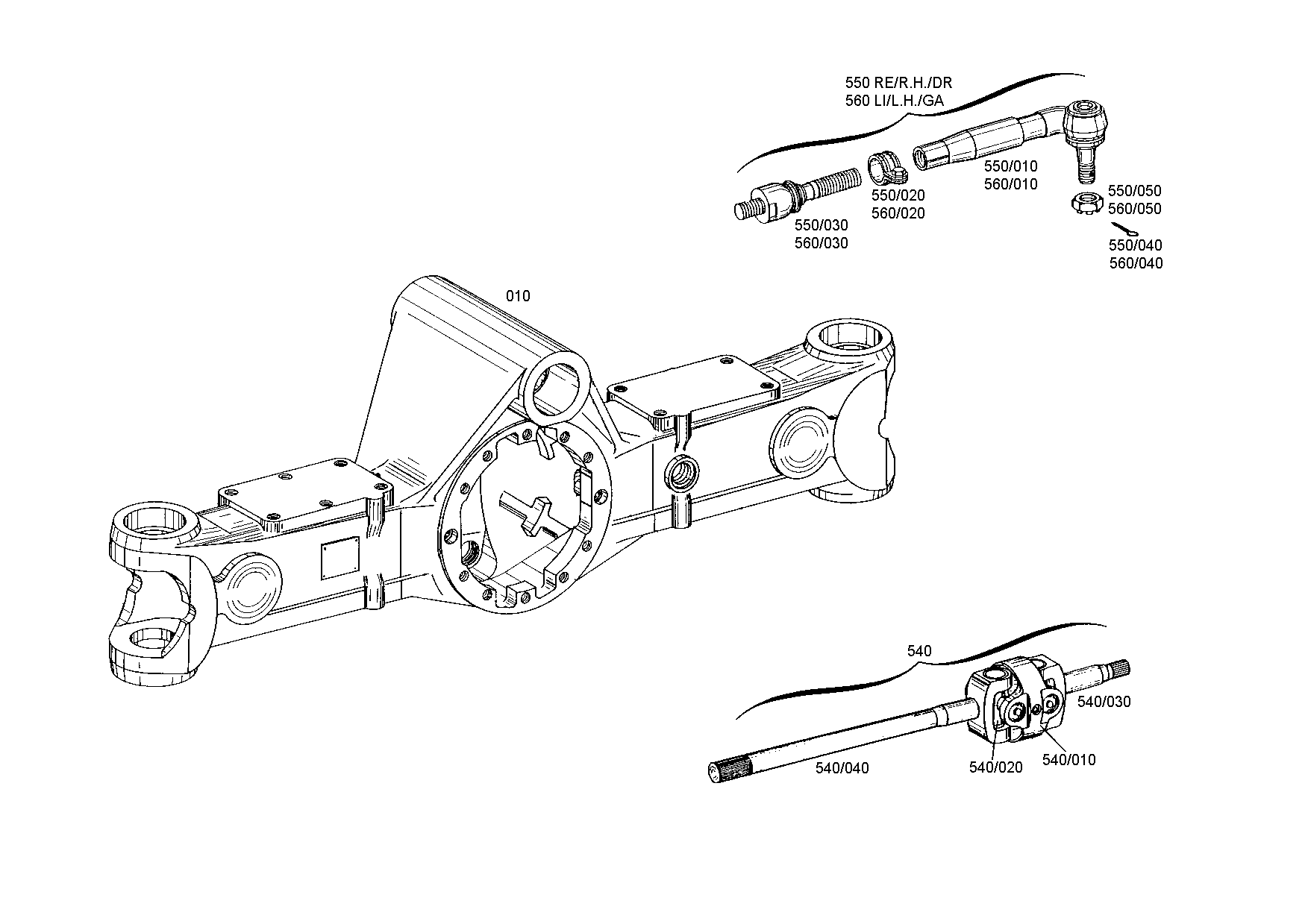 drawing for JOHN DEERE AT321436 - TIE ROD