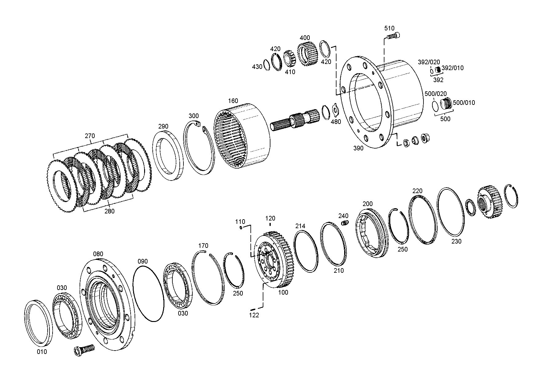 drawing for JLG INDUSTRIES, INC. 7015362 - GROOVED RING