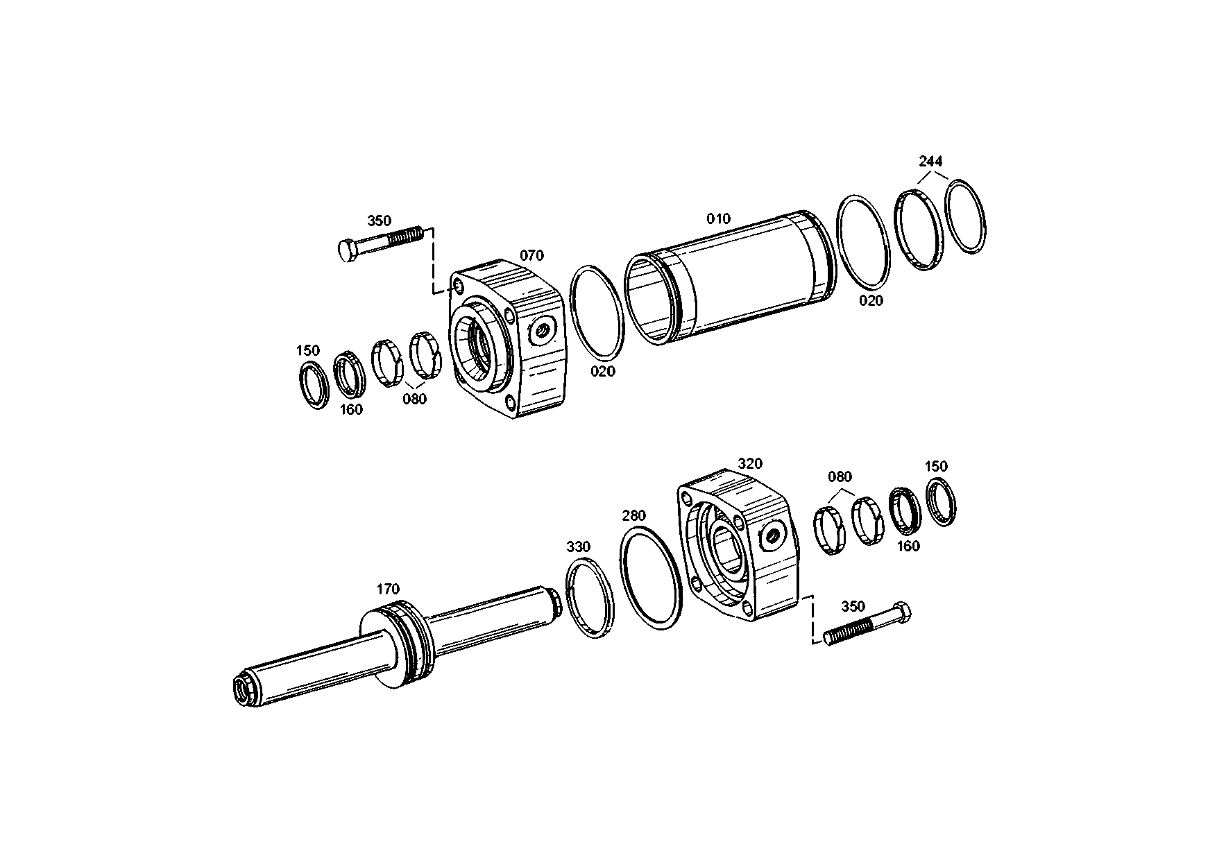 drawing for JOHN DEERE AT321455 - GUIDE RING