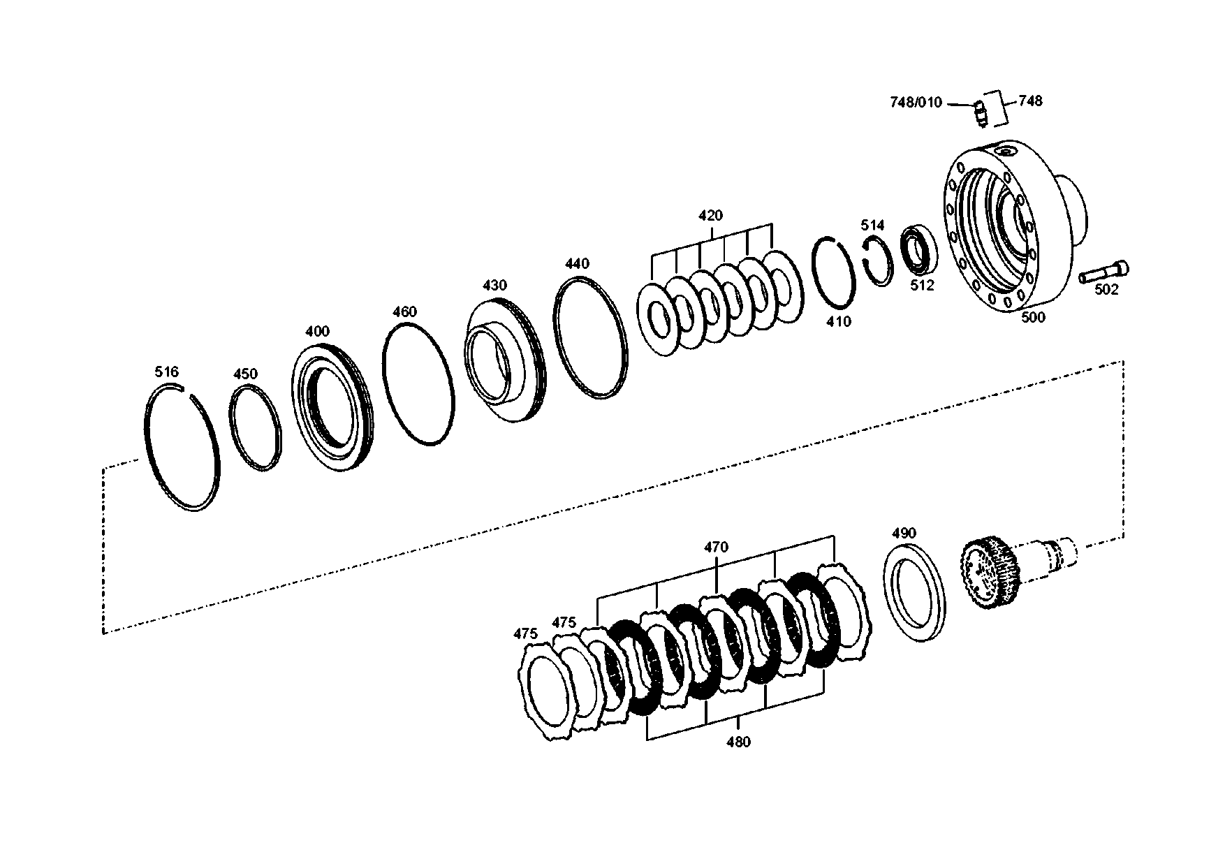 drawing for ZF 0634303984 - O-RING