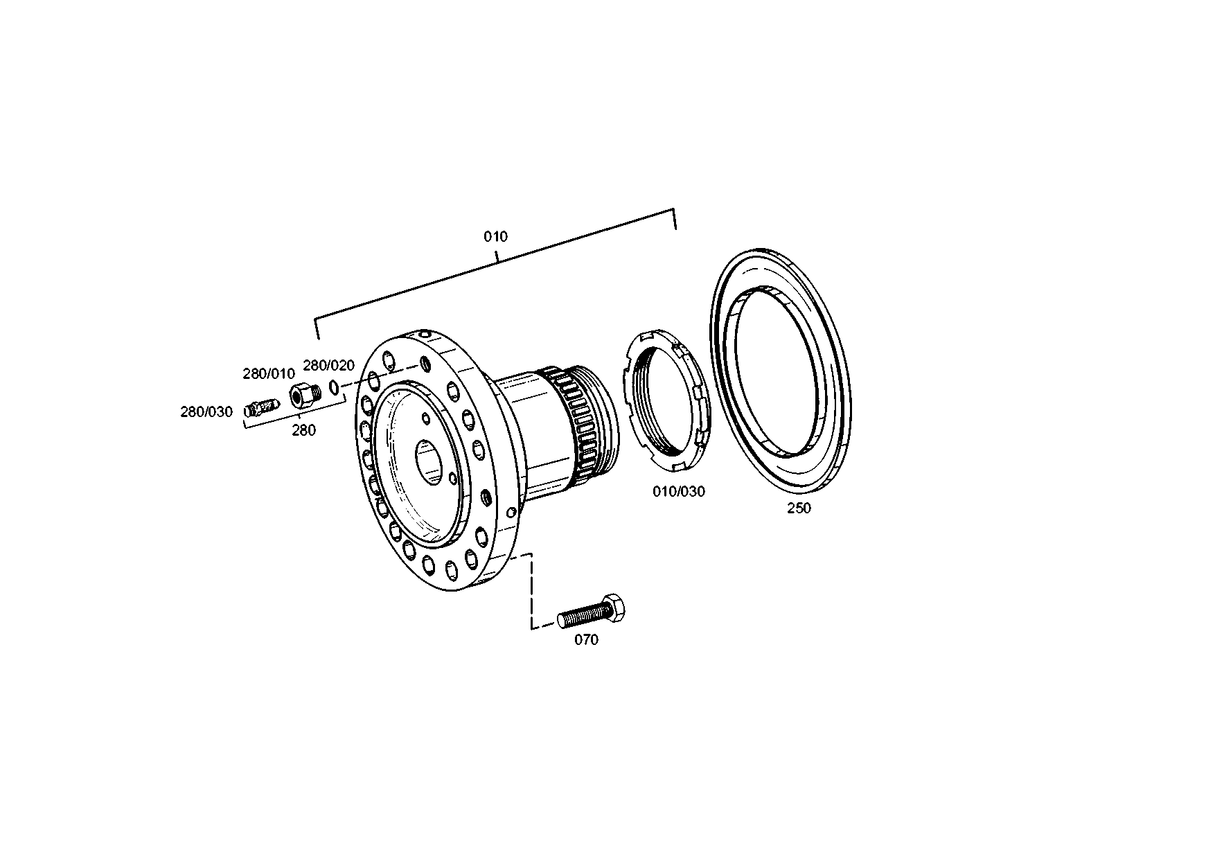 drawing for VOLVO 002283285 - HEXAGON SCREW