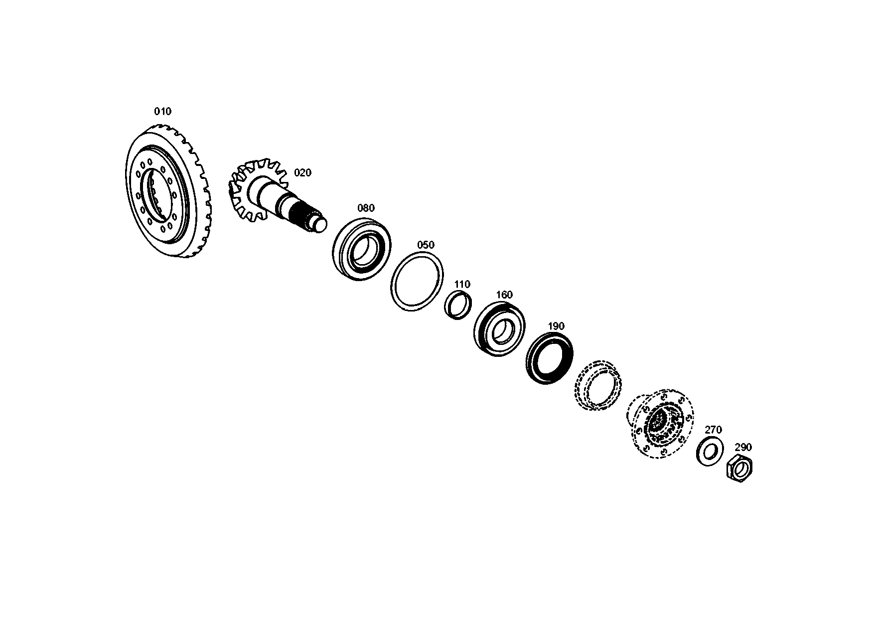 drawing for ATLAS-COPCO-DOMINE 2987539 - HEXAGON NUT