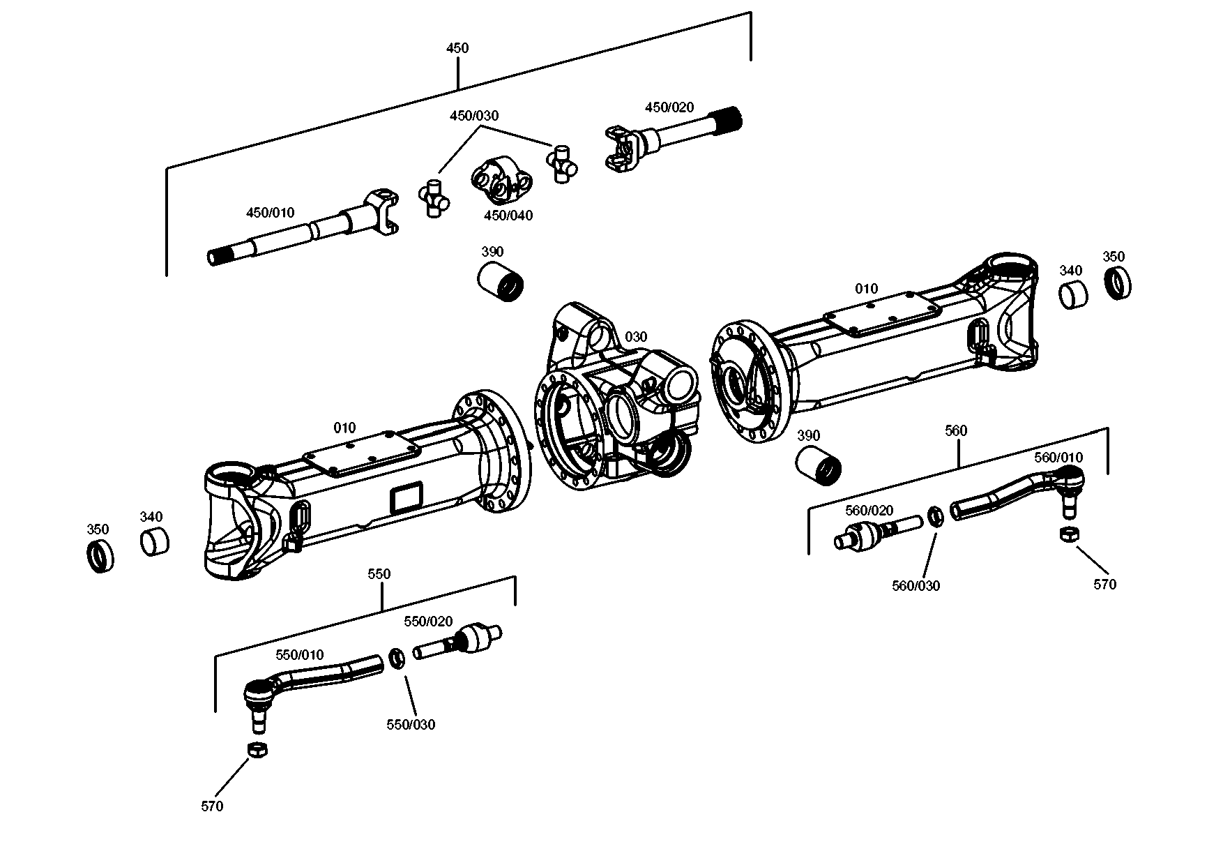 drawing for CNH NEW HOLLAND 84476711 - AXLE DRIVE HOUSING