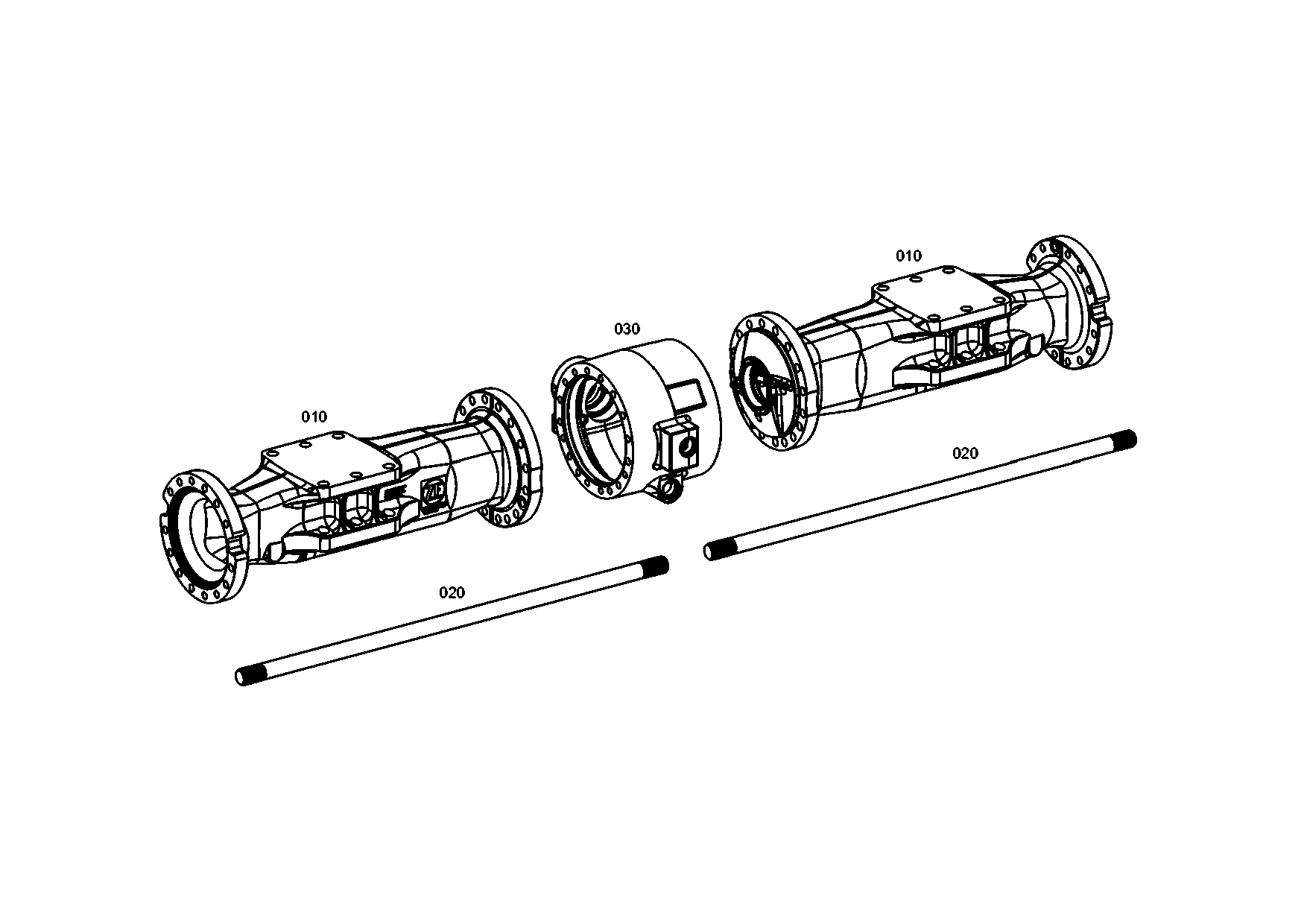drawing for CNH NEW HOLLAND 47374127 - STUB SHAFT