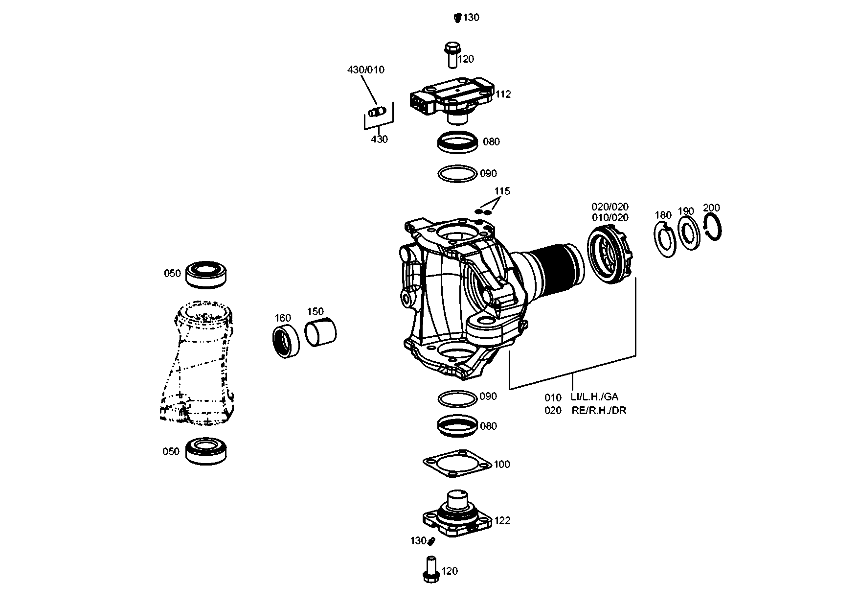 drawing for Hyundai Construction Equipment 0750-117-357 - ROLLER BEARING