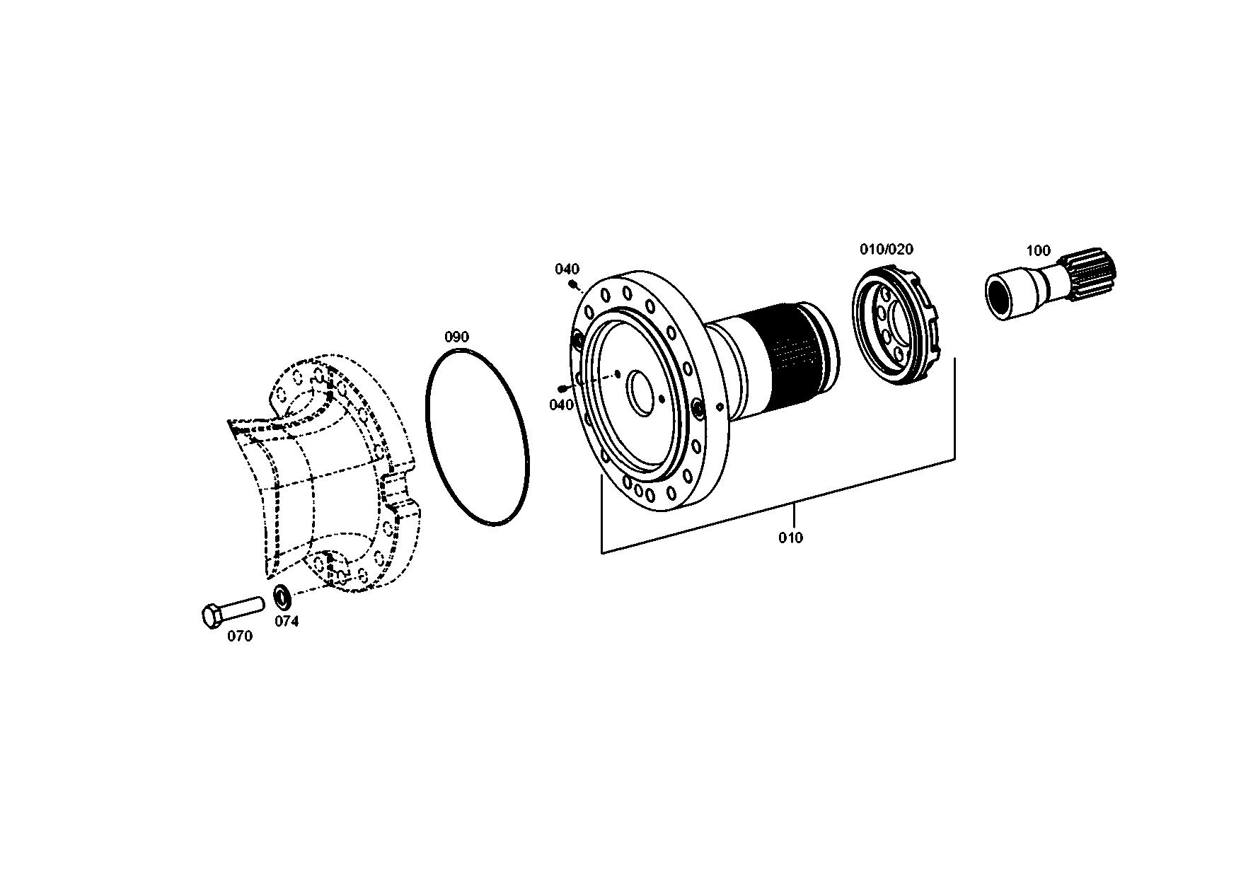 drawing for AGCO X486.545.900.000 - HEXAGON SCREW