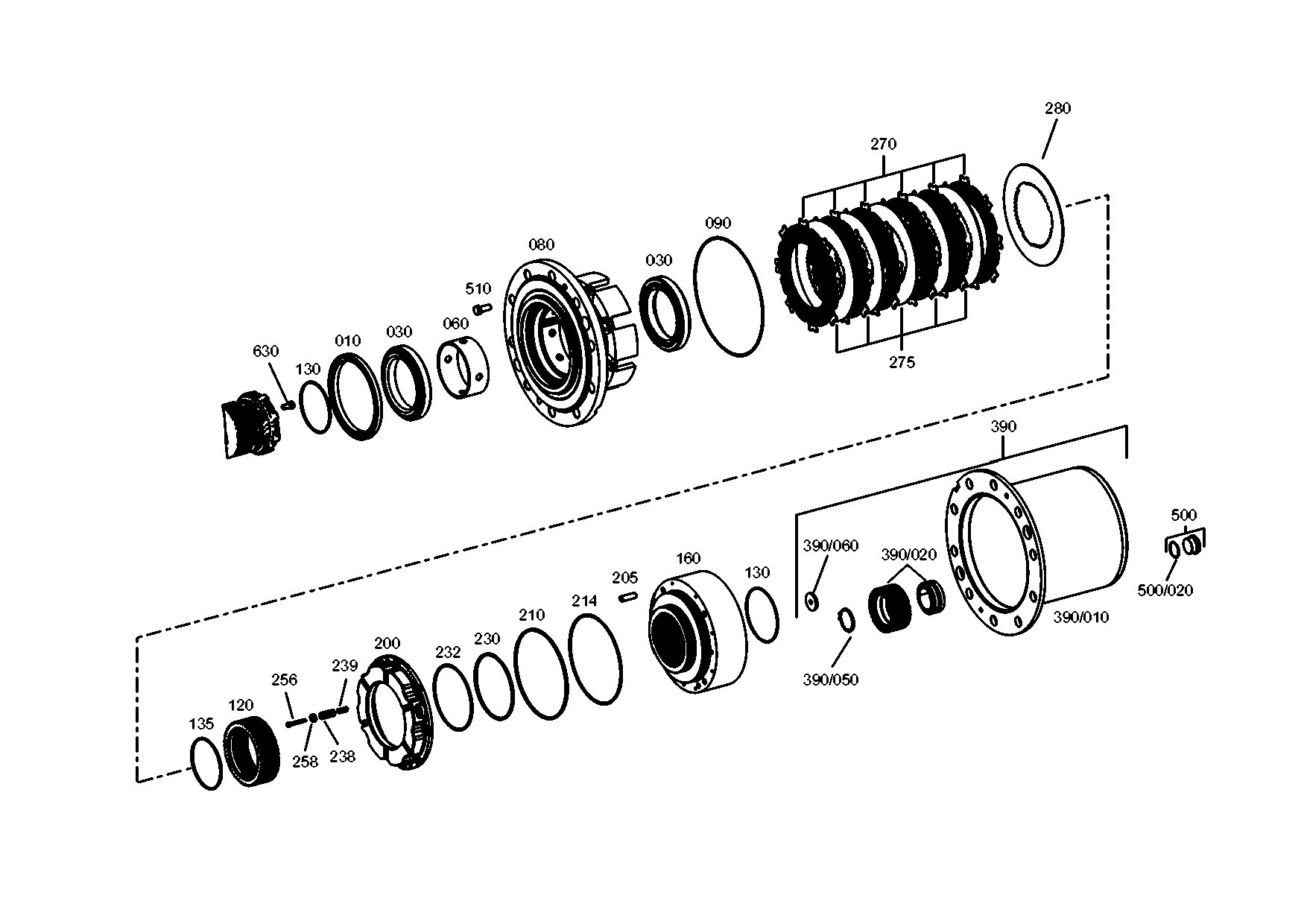 drawing for JLG INDUSTRIES, INC. 10219750 - INNER CLUTCH DISC