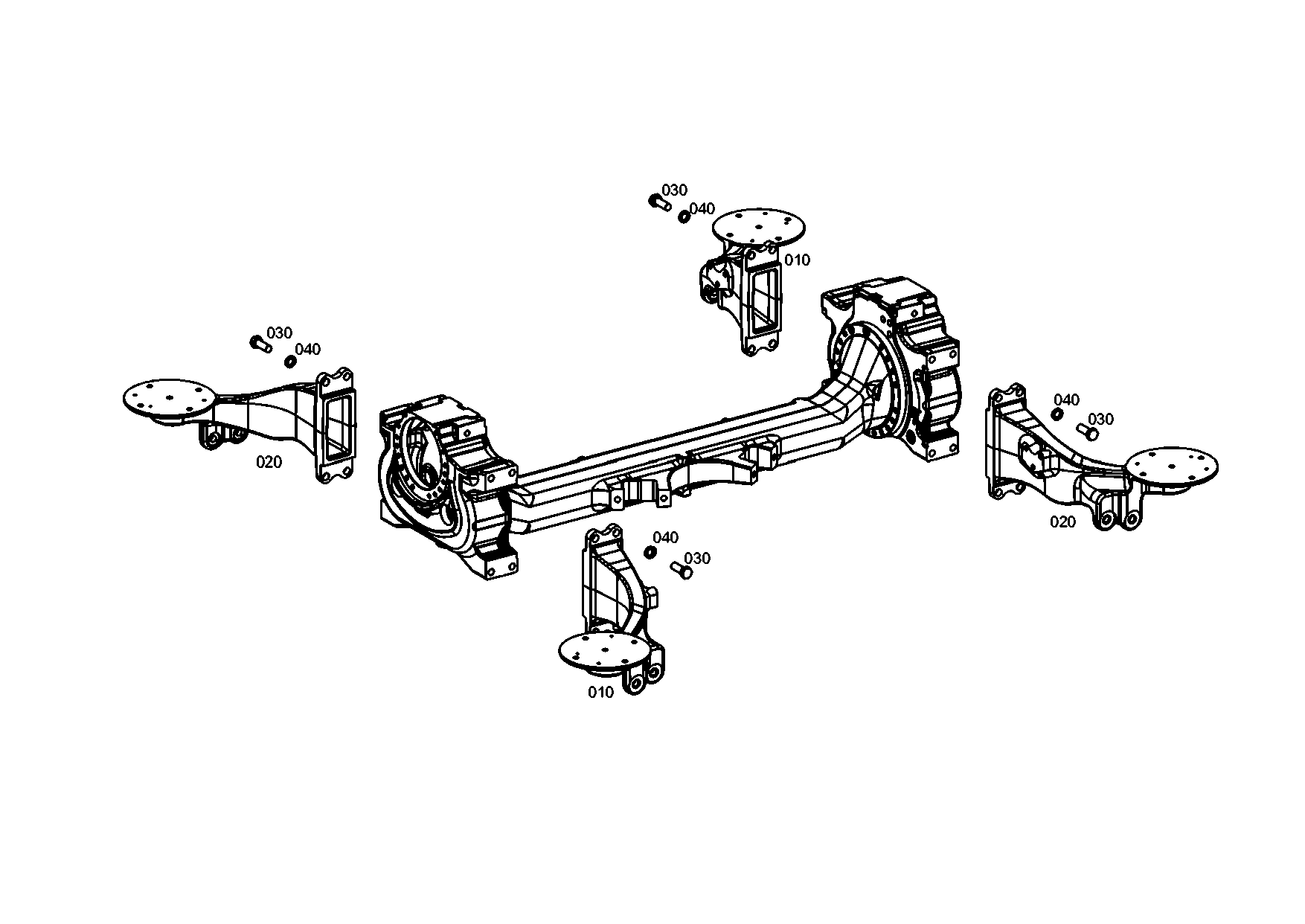 drawing for VOLVO 85120569 - SPRING CARRIER