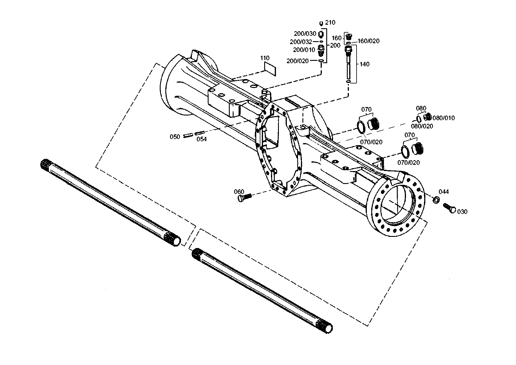 drawing for JOHN DEERE T217897 - SLOT.PIN