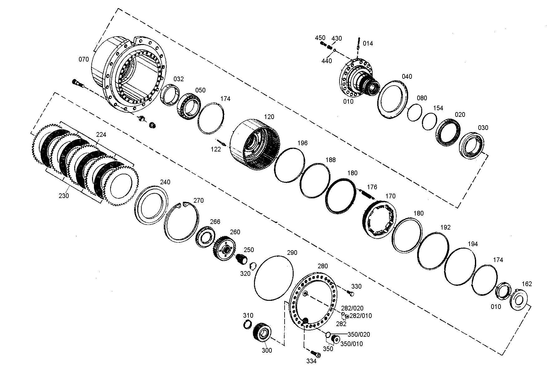 drawing for DOOSAN 153519 - SUN GEAR SHAFT