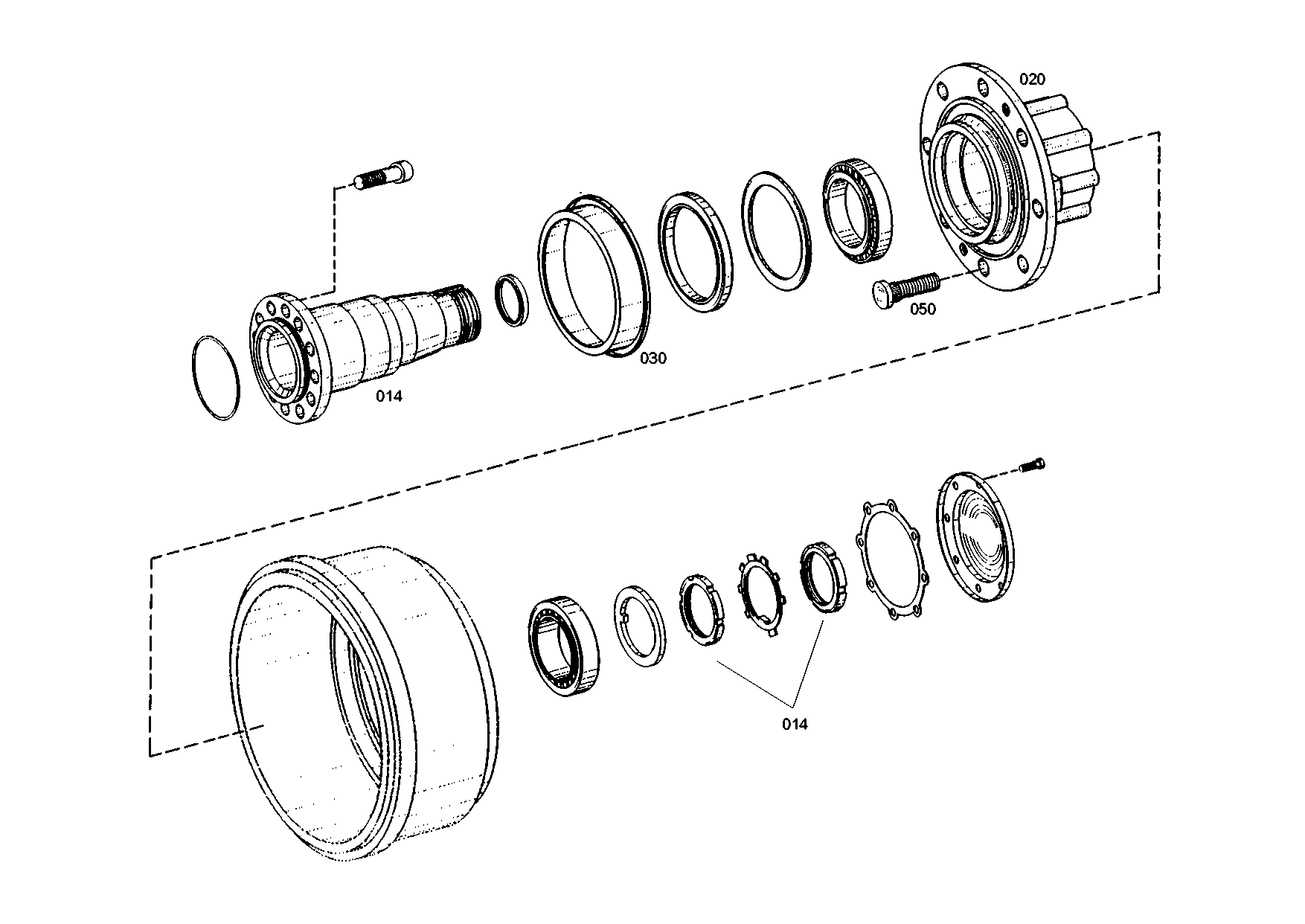 drawing for NEOPLAN BUS GMBH 070155710 - HUB