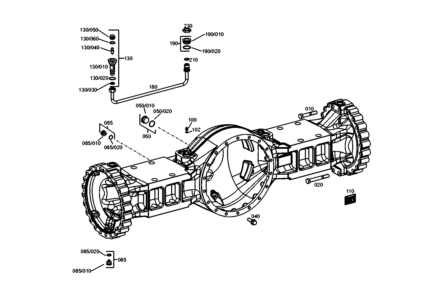 drawing for DOOSAN 11182929 - HOLLOW/UNION SCREW