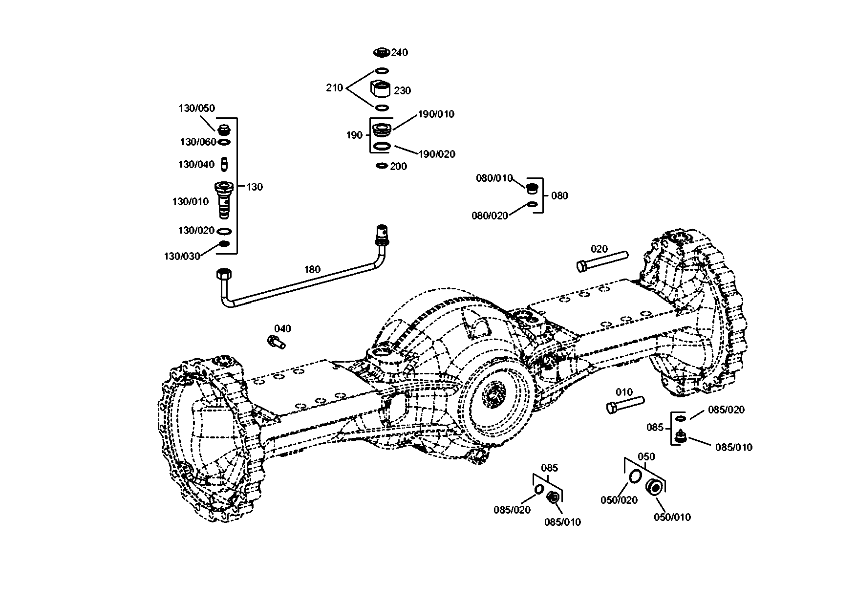 drawing for LIEBHERR GMBH 7624140 - SCREW PLUG