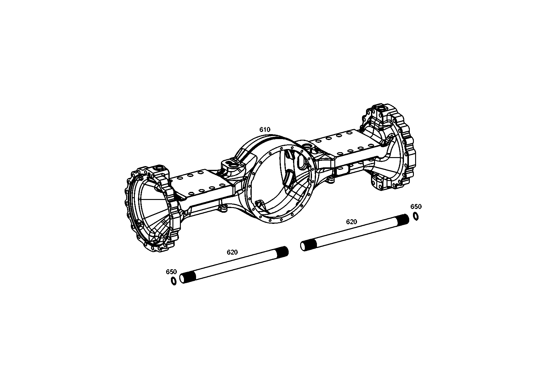 drawing for BUSINESS SOLUTIONS / DIV.GESCO 8603607 - STUB SHAFT