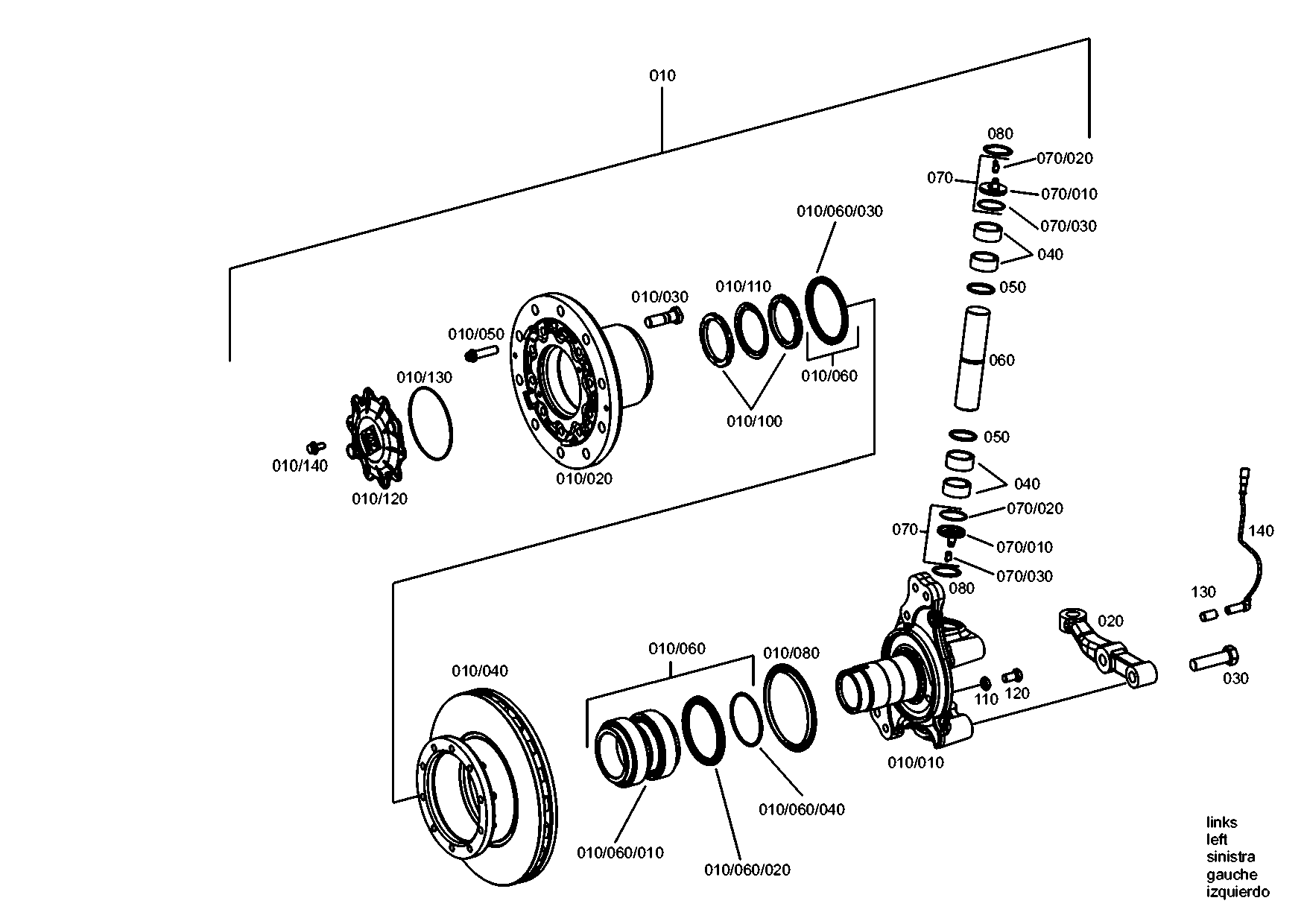 パーツ Plate, Modified 2 x 16 with Angled Side Extensions and Axle