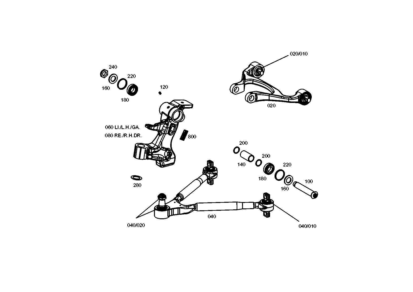 drawing for ZF Countries 000 480 013 000 - REPAIR KIT