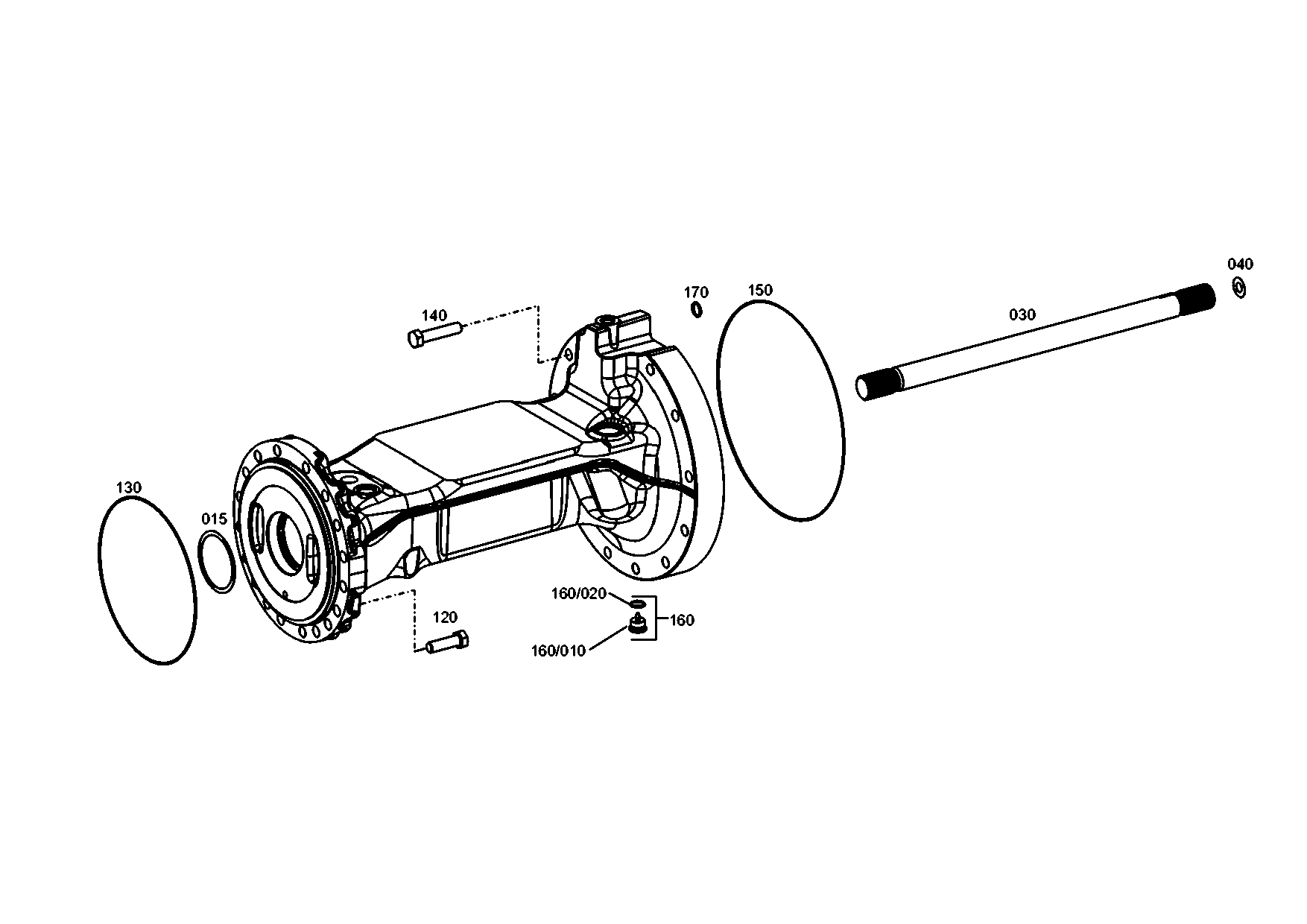 drawing for CNH NEW HOLLAND 87496679 - STUB SHAFT