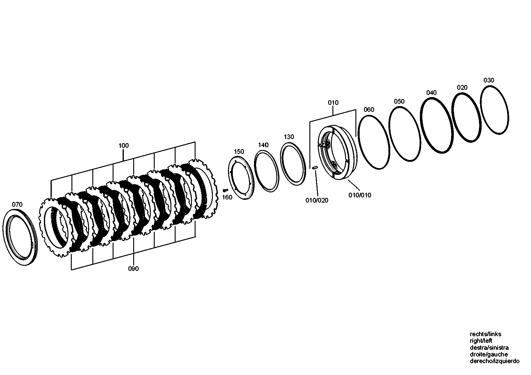 drawing for JOHN DEERE T386857 - END SHIM