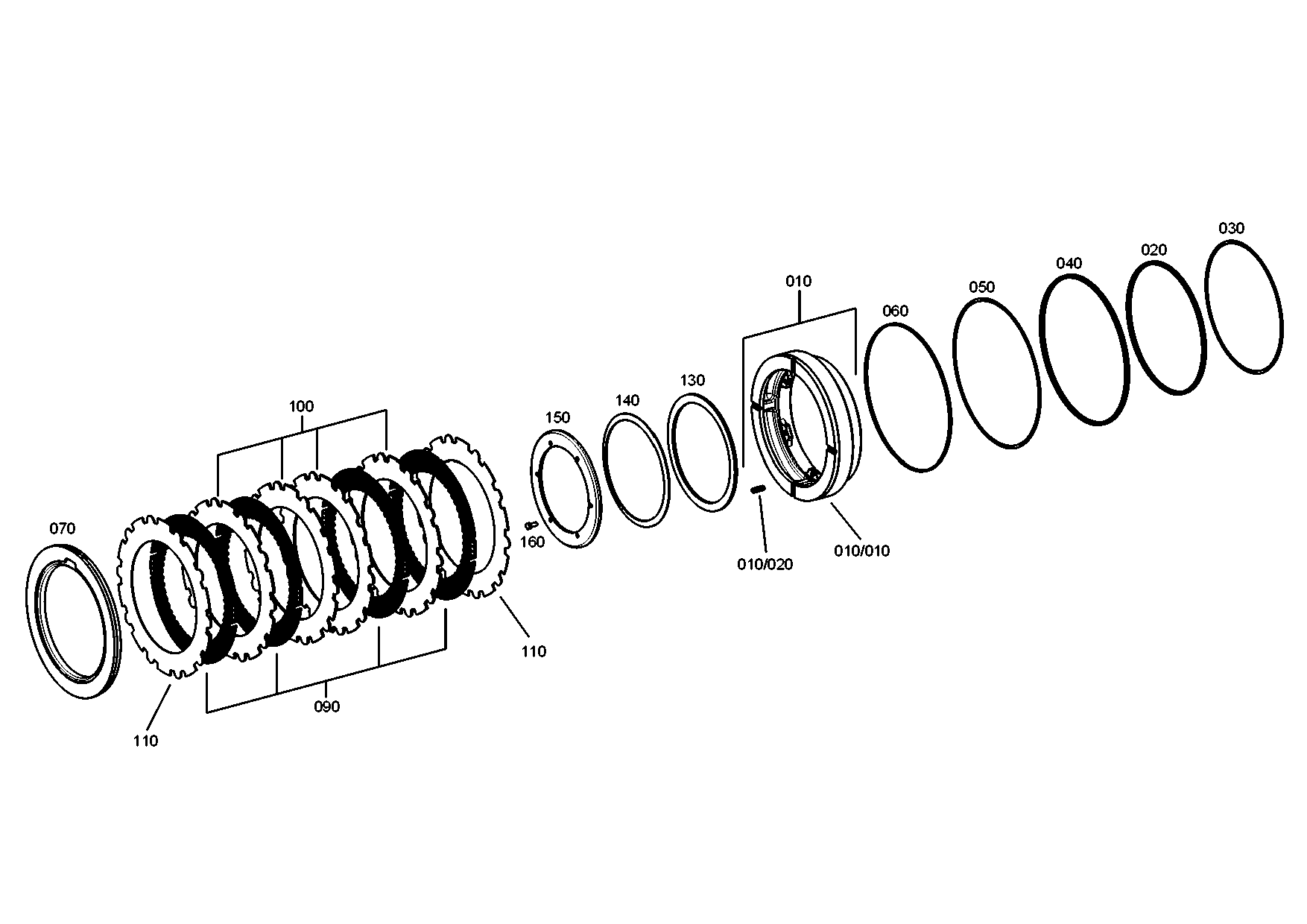 drawing for JOHN DEERE T386857 - END SHIM