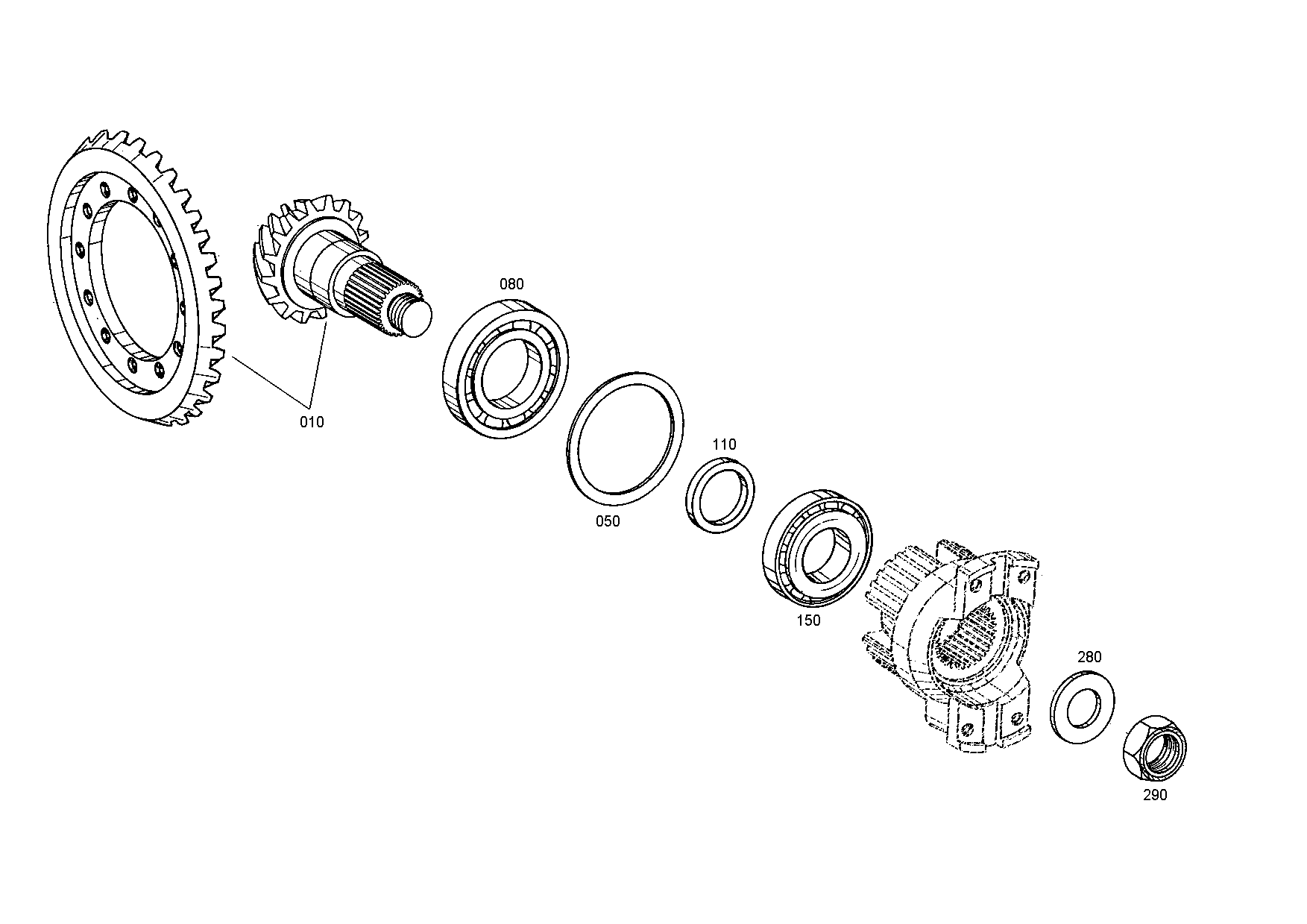 drawing for JOHN DEERE 0501393706 - SPACING WASHER