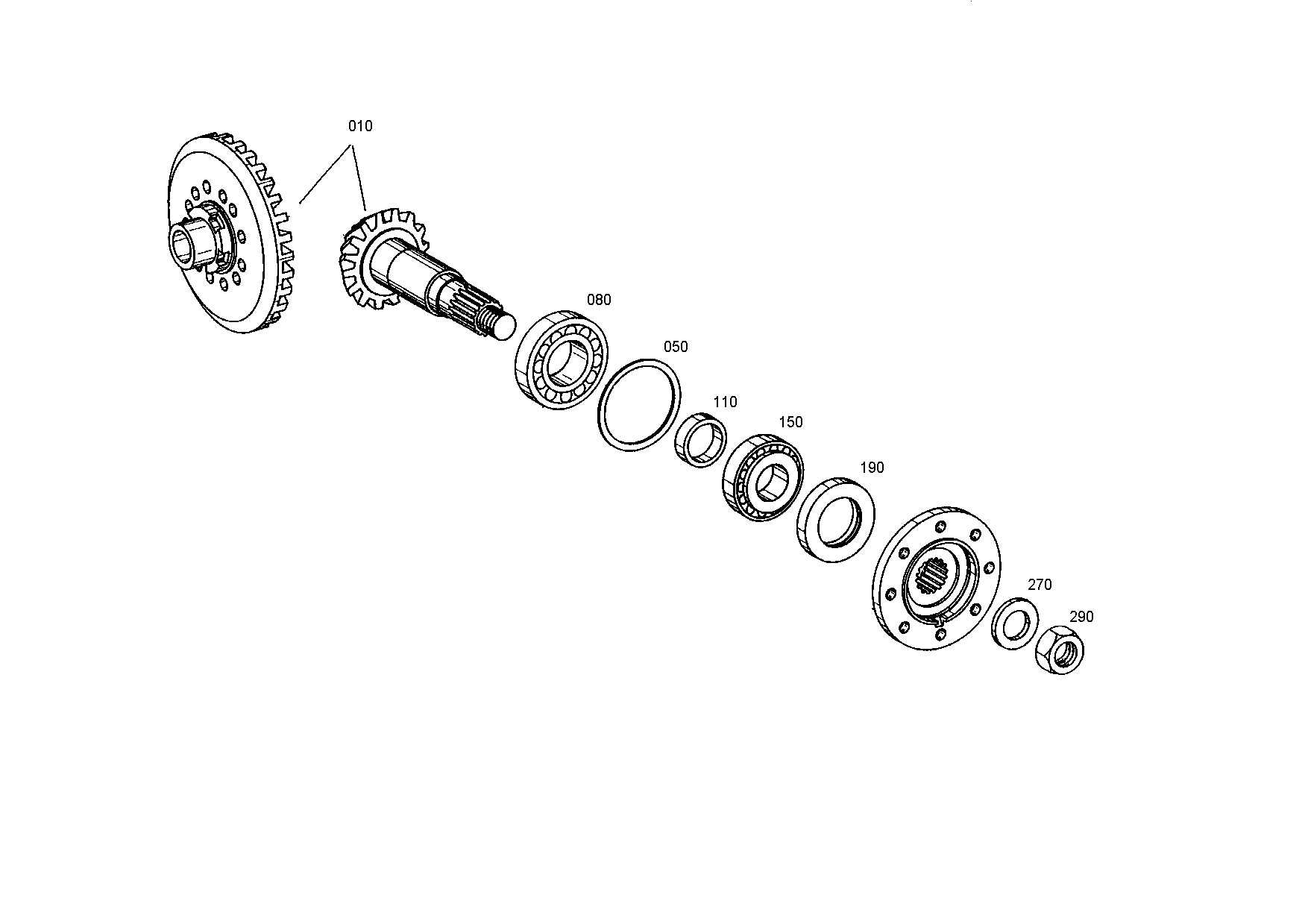 drawing for AGCO F380308020011 - RING