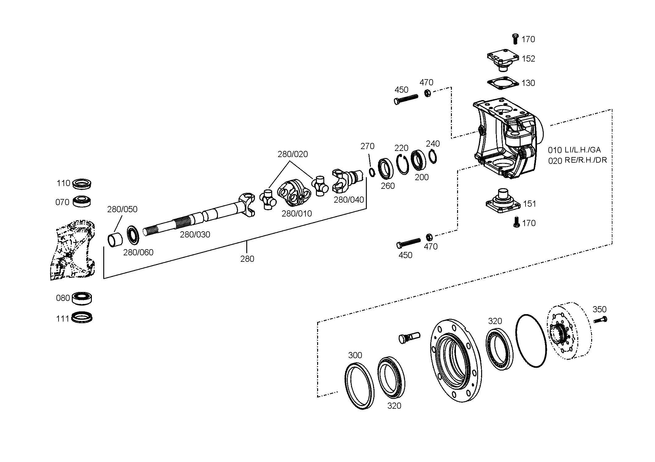 drawing for AGCO F308.300.021.090 - FORK HEAD
