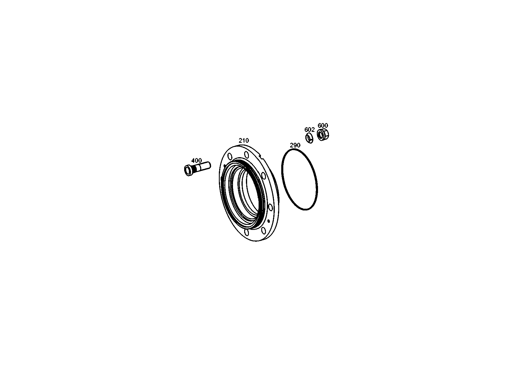 drawing for JOHN DEERE Z72470 - HUB