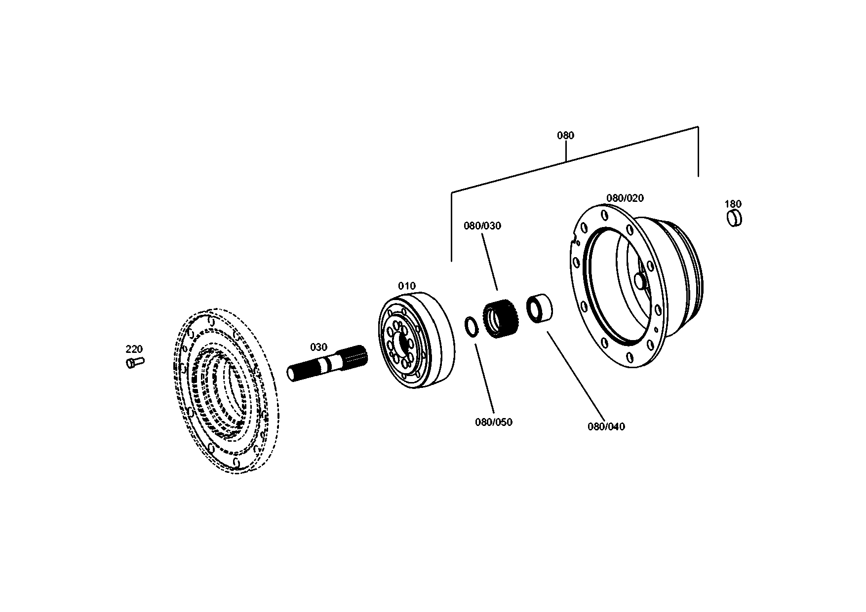 drawing for Hyundai Construction Equipment ZGAQ-03163 - BEARING-ROLLER