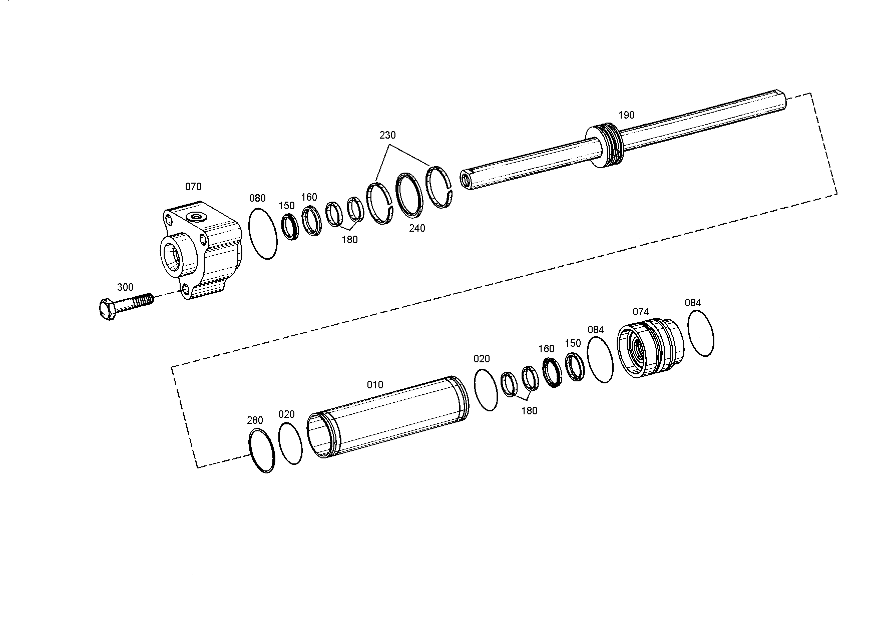 drawing for LIEBHERR GMBH 7619849 - GUIDE RING